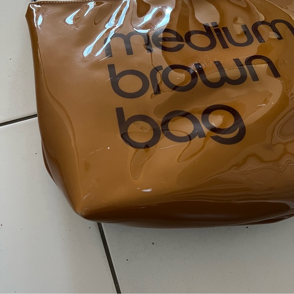 Vintage Bloomingdale’s Medium Brown Bag Tote Bag - Picture 3 of 8